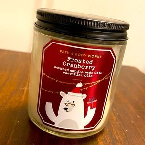 Frosted Cranberry Candle